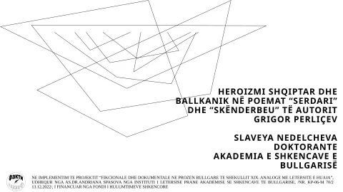 HEROIZMI SHQIPTAR DHE BALLKANIK NË POEMAT “SERDARI” DHE “SKËNDERBEU” TË AUTORIT GRIGOR PERLIÇEV